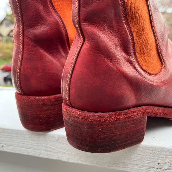 Guidi 76Z Red Chelsea Boots - Size EU37.5 - Picture 5 of 10